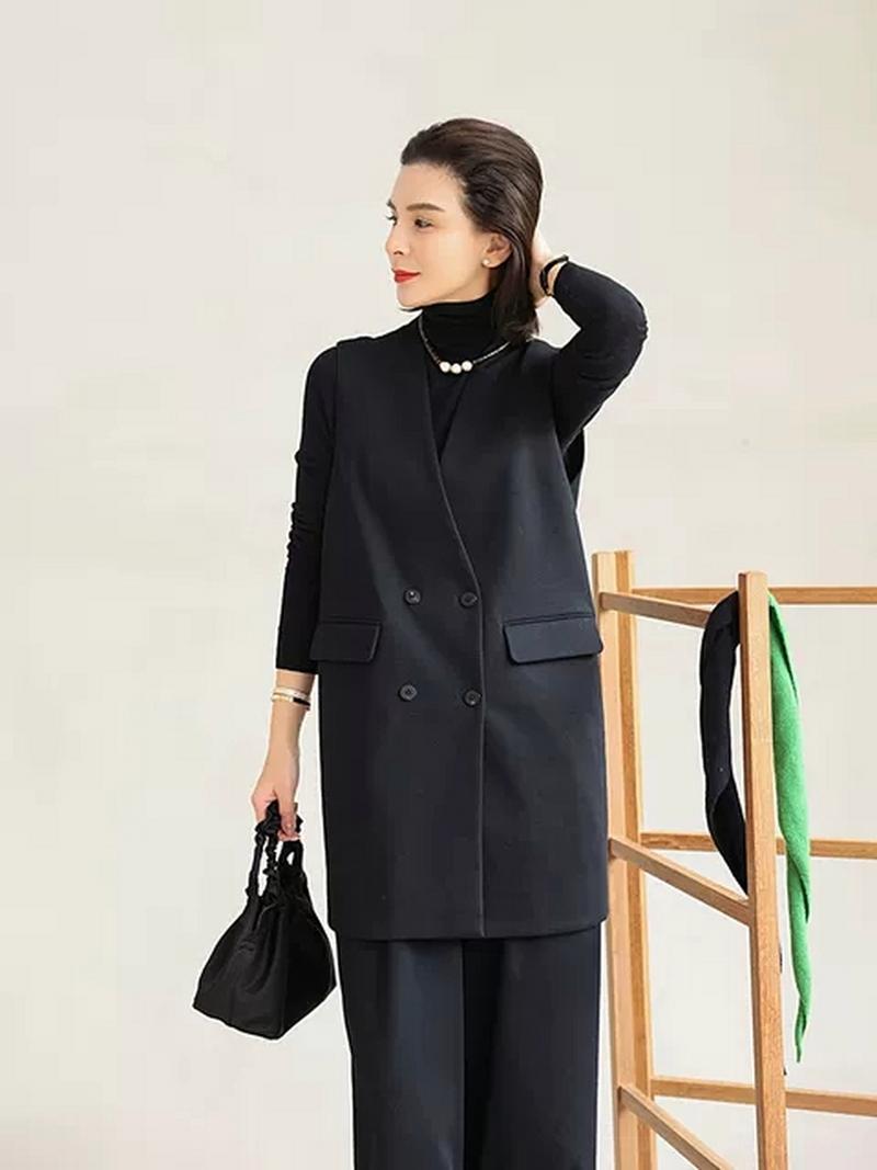 长马甲女装冬季怎么搭好看？-图3