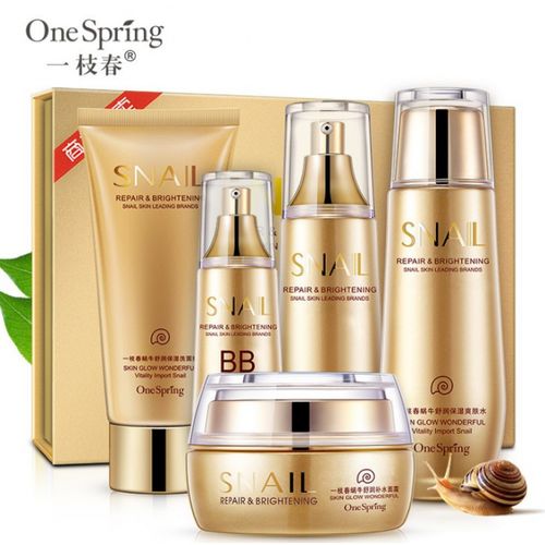 蜗牛护肤品套装五件套效果如何？-图1