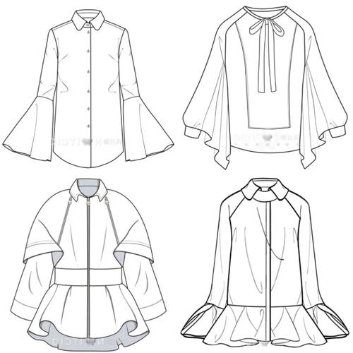 现代衣服图片女装画的-图2