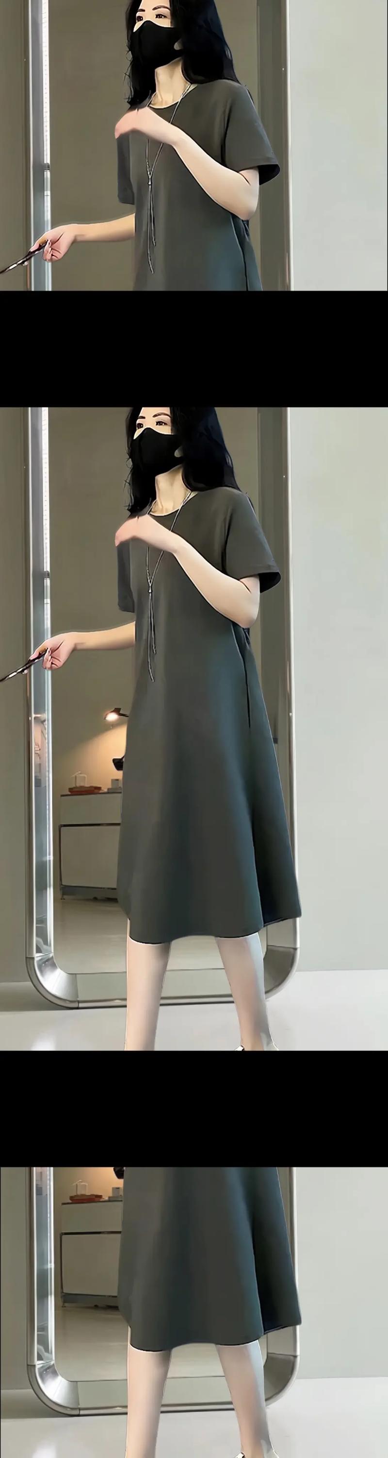 秋季肚腩连衣裙显瘦吗？-图2