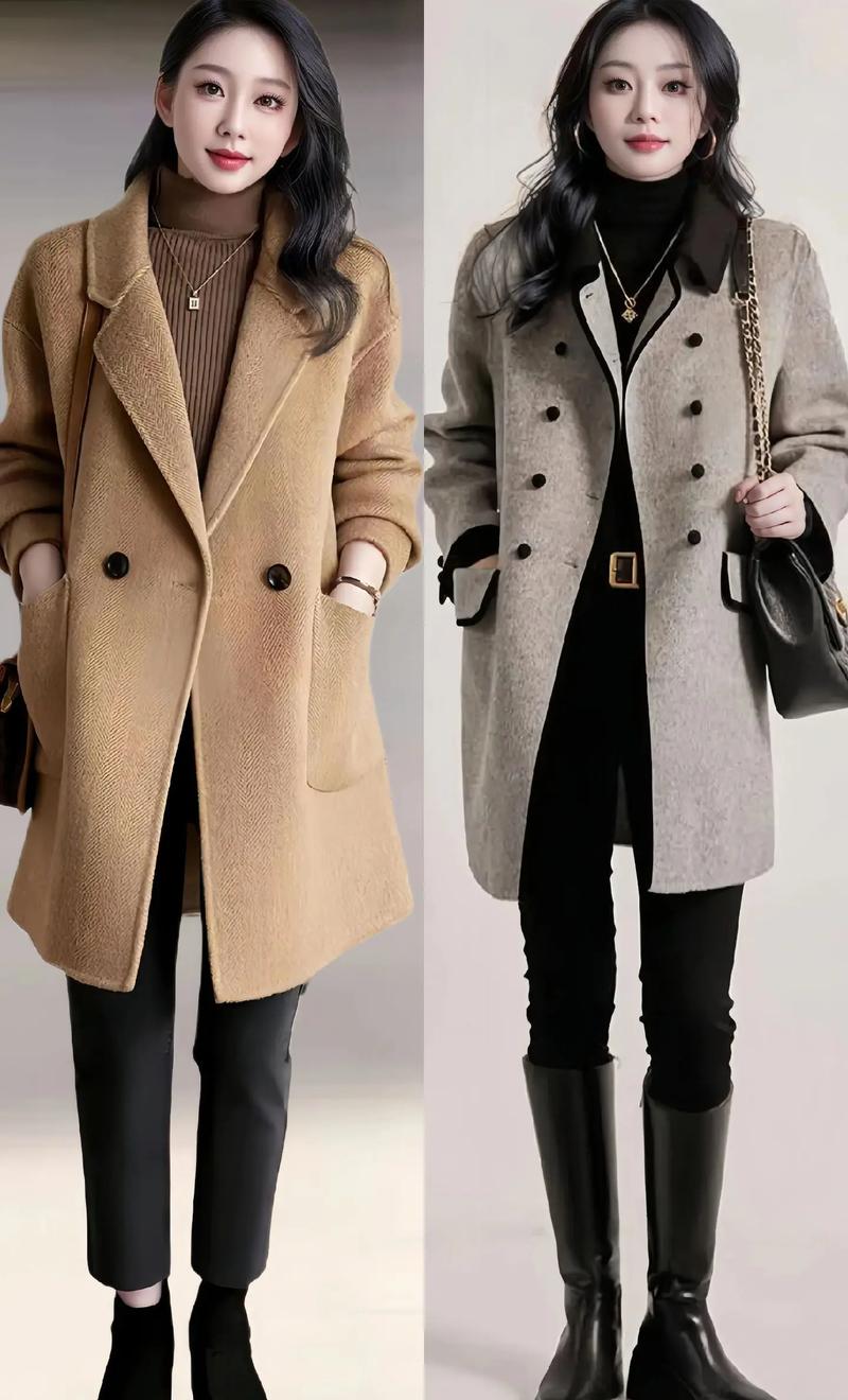 秋季韩版大衣新款，显瘦百搭怎么选？-图1