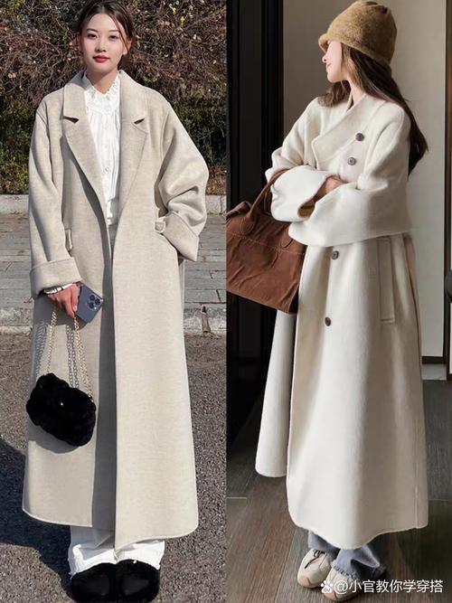 冬季毛呢外套怎么搭才时髦又保暖？-图2