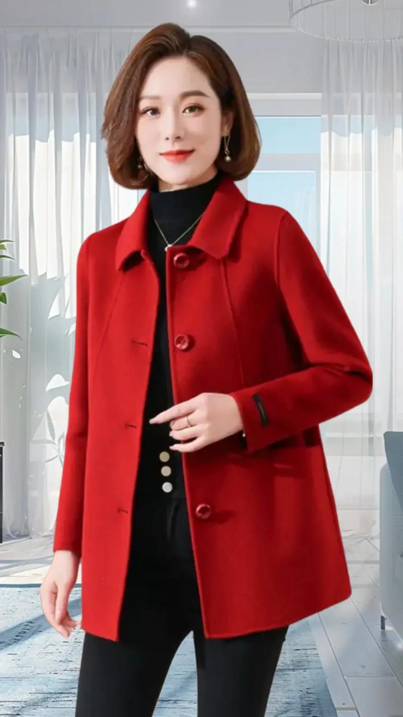 中老年女装呢子大衣怎么选？-图1