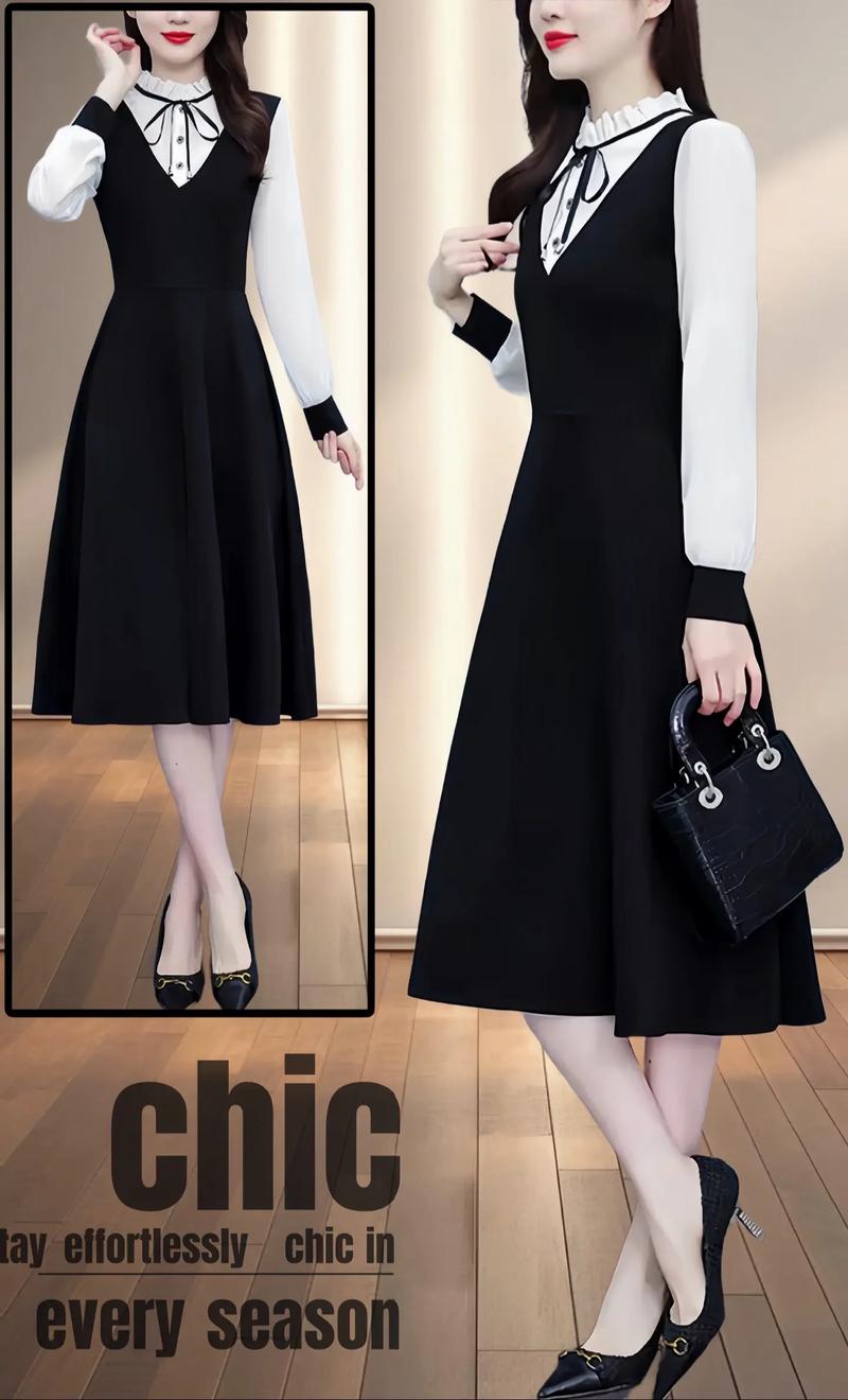 秋季连衣裙怎么选才时尚又百搭?-图1 秋季连衣裙怎么选才时尚又百搭?-图1