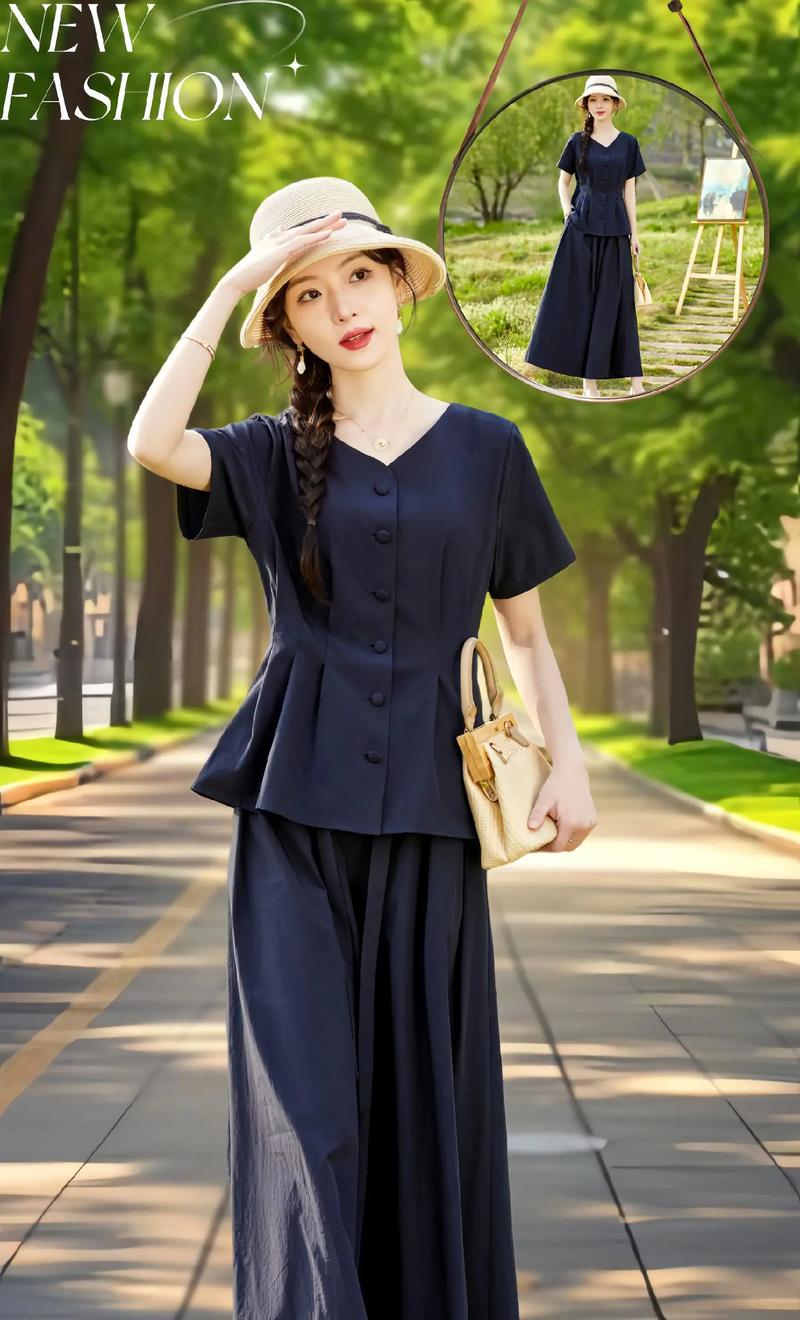 夏女装怎么搭？时尚又显瘦技巧-图1