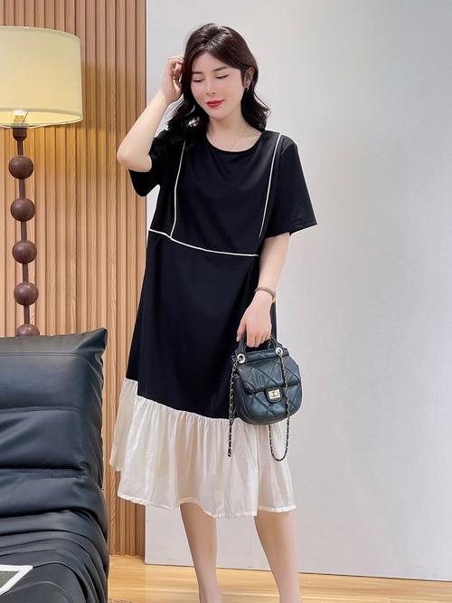 名牌胖女装夏季连衣裙怎么选显瘦又时髦?-图3 名牌胖女装夏季连衣裙怎么选显瘦又时髦?-图3