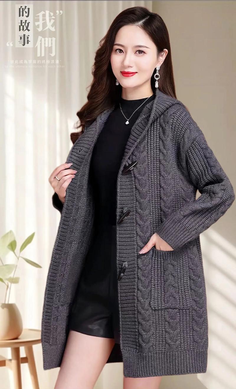 秋季长款毛衣外套，显瘦百搭怎么选？-图1