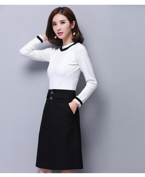 白色秋款女装有哪些流行款式？-图1