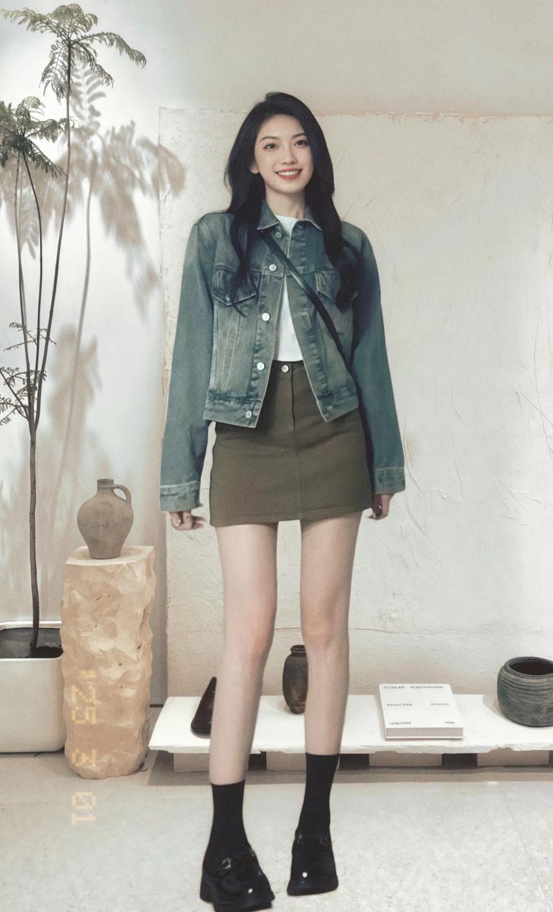 韩版牛仔外套短款显高吗?-图2 韩版牛仔外套短款显高吗?-图2