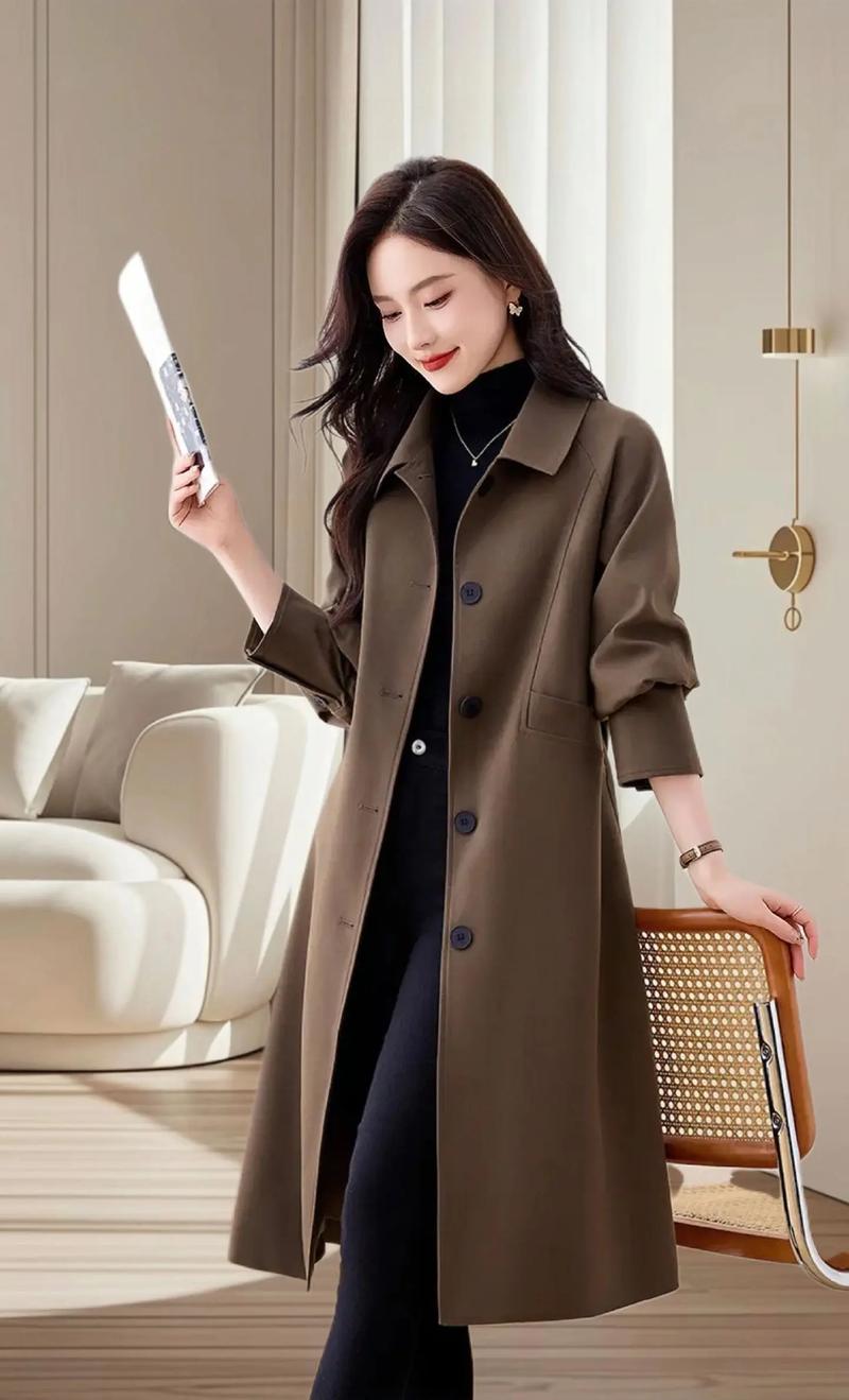 秋装新款女装大衣图片-图1