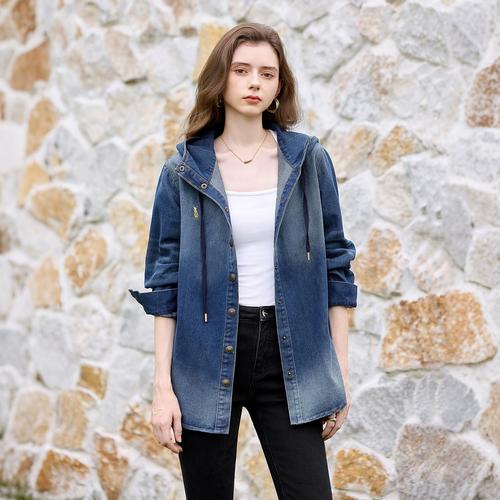 休闲牛仔秋装新款女装，有哪些时髦设计？-图1