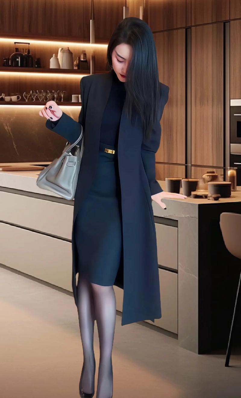 长款西装怎么搭才显瘦？-图1