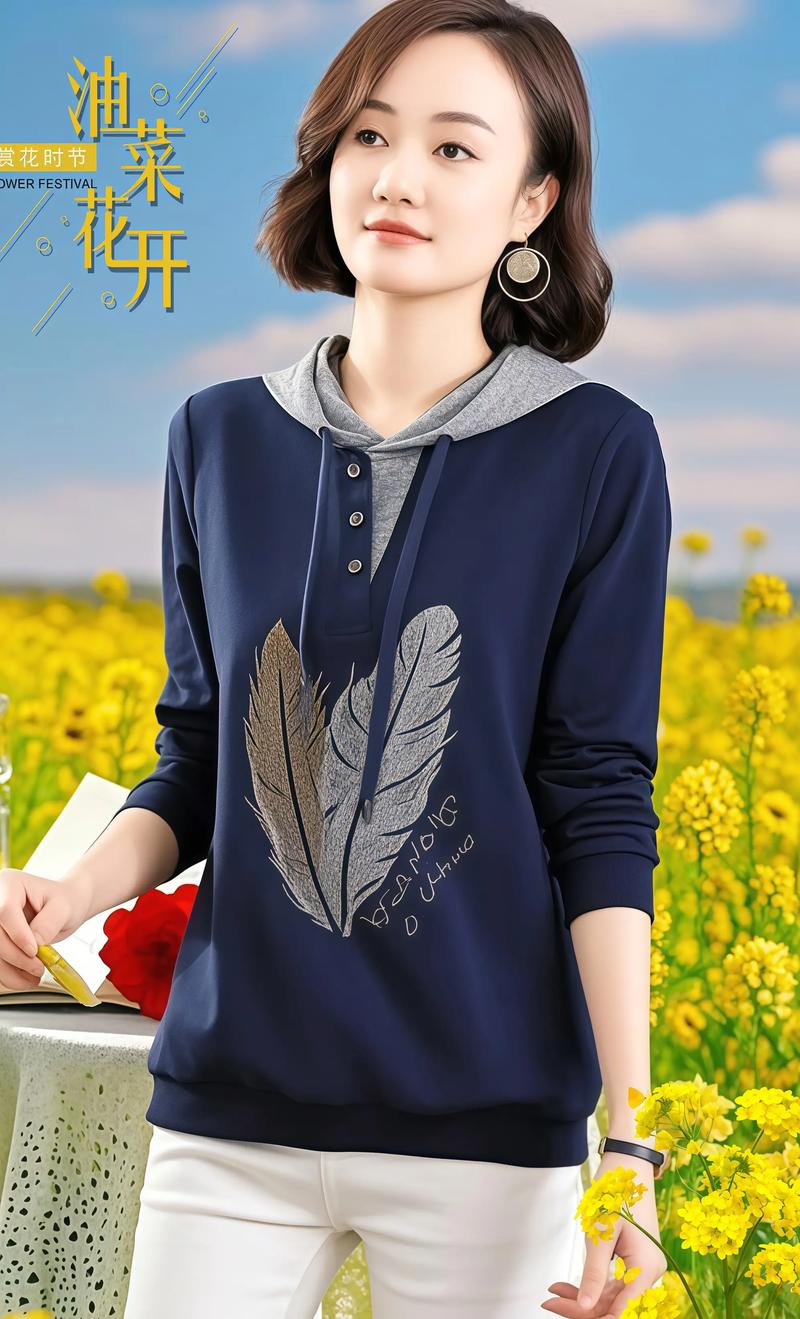 纯棉长袖T恤怎么选才时尚显瘦？-图2