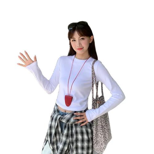 短款女装长袖内搭适合哪些身材？-图2