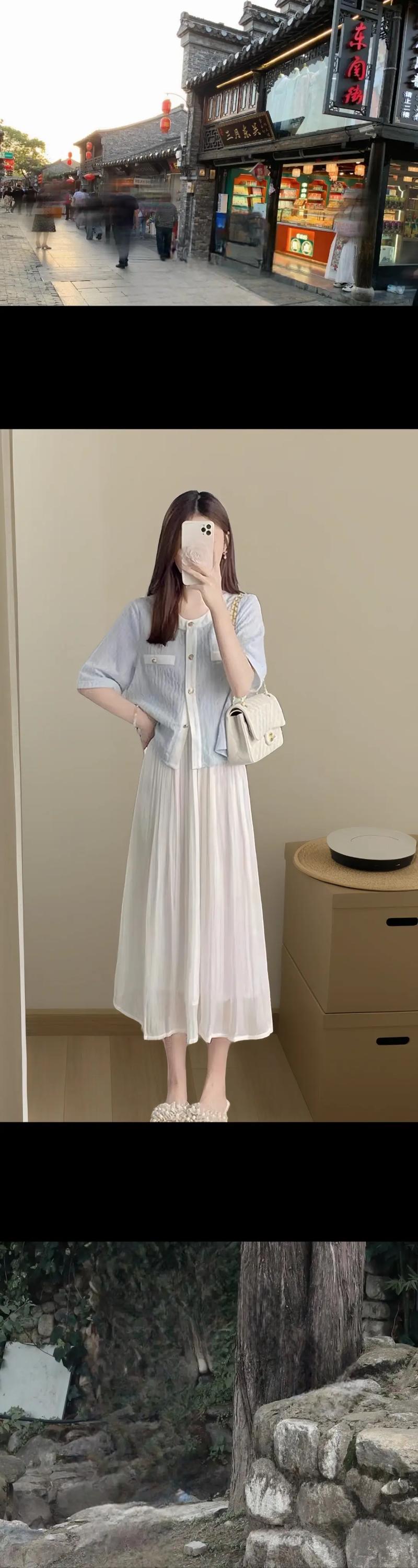 夏季新款白色女装外搭怎么选？-图3