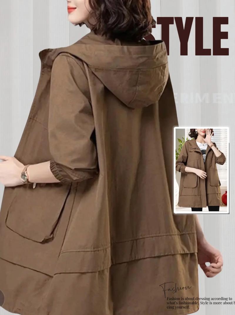 女子新款长装外套，是当下热门款吗？-图2