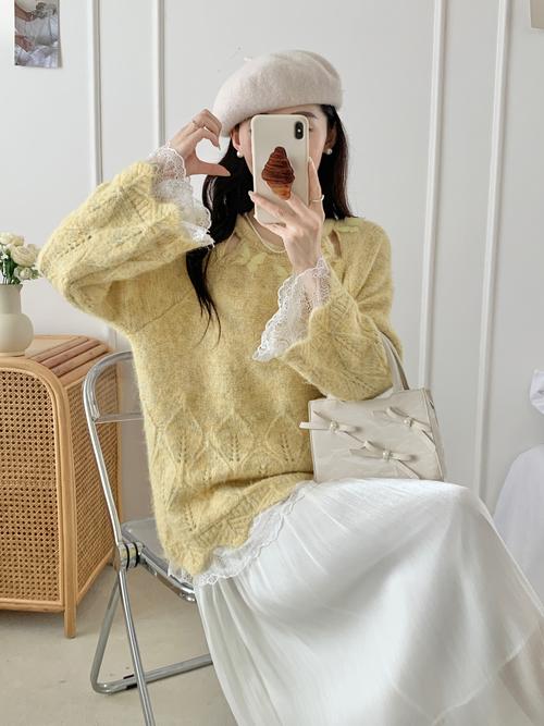 韩版毛衣怎么搭才好看？-图2