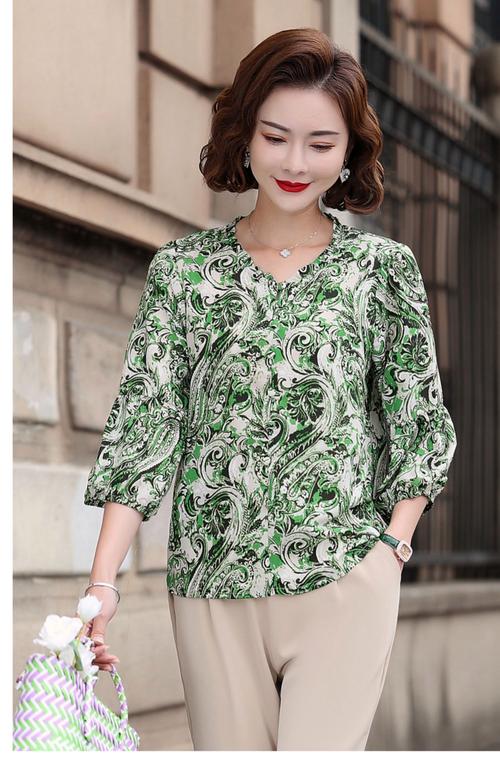 中年夏装新款韩版女装，显瘦吗？-图2