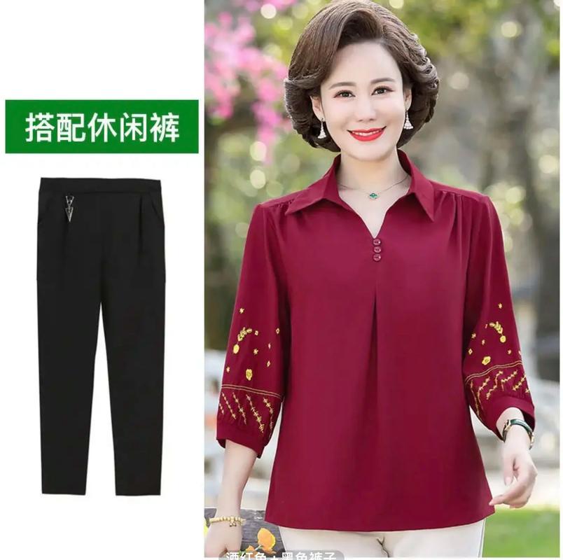 中年夏装新款韩版女装，显瘦吗？-图3