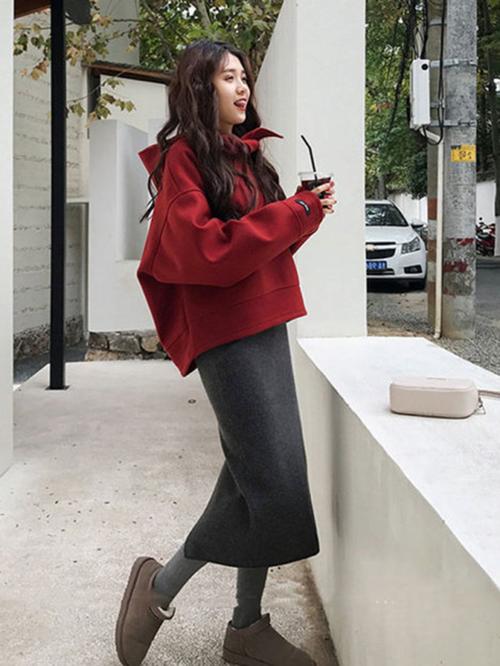 卫衣怎么搭才显瘦时髦？-图2