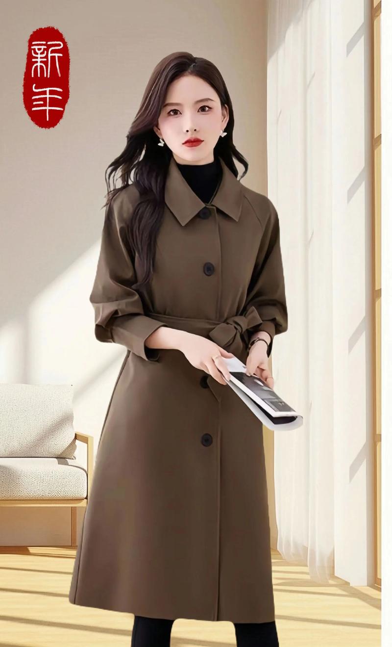 韩版女装加厚风衣，加厚不臃肿吗？-图1