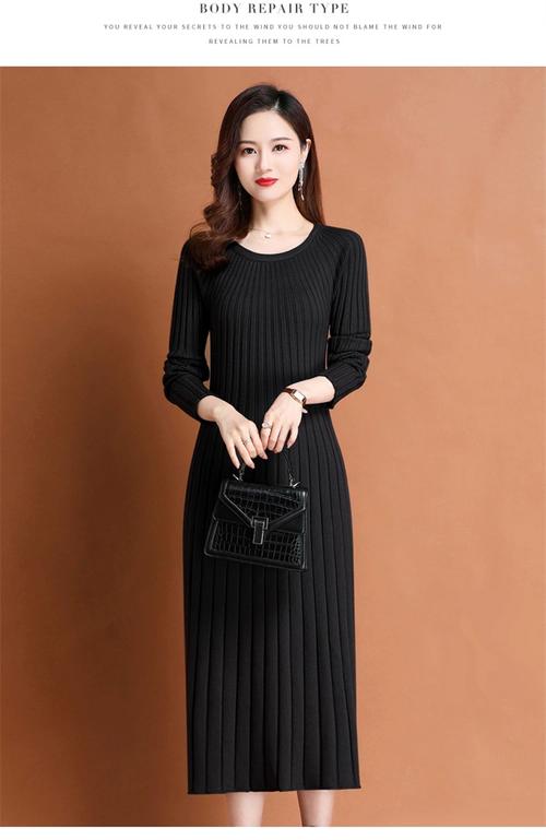 天猫冬季女装羊绒长裙-图3