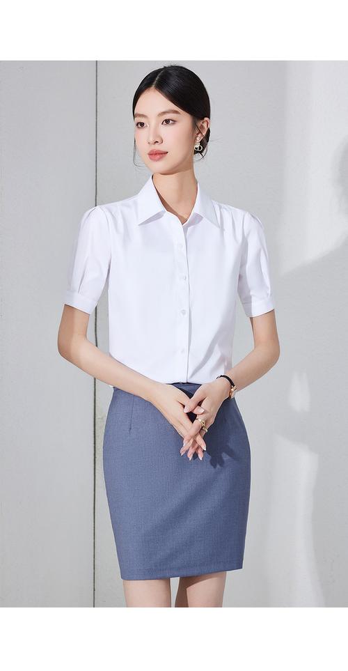 夏天女装短袖衬衣图片有哪些款式推荐？-图2