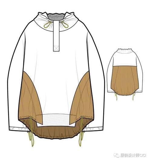 女装春夏正背面款式图，有哪些设计亮点？-图1