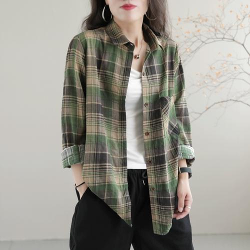 新款女装格子衬衫,怎么搭更出彩?-图2 新款女装格子衬衫,怎么搭更出彩?-图2