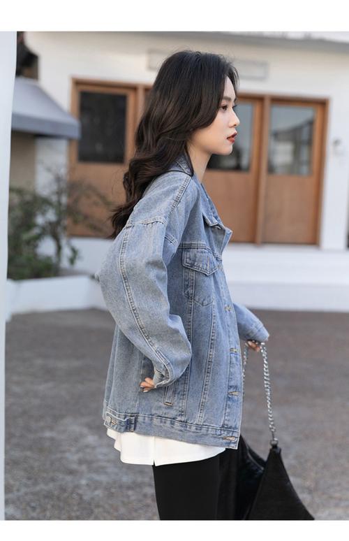 女装牛仔上衣外套长款，显瘦百搭吗？-图2