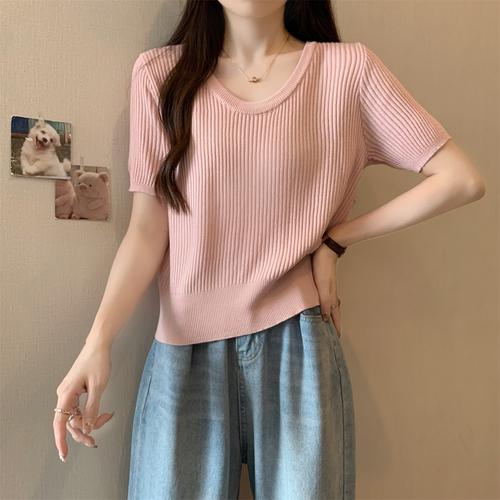 韩版羊毛短袖女装怎么搭更显气质？-图3