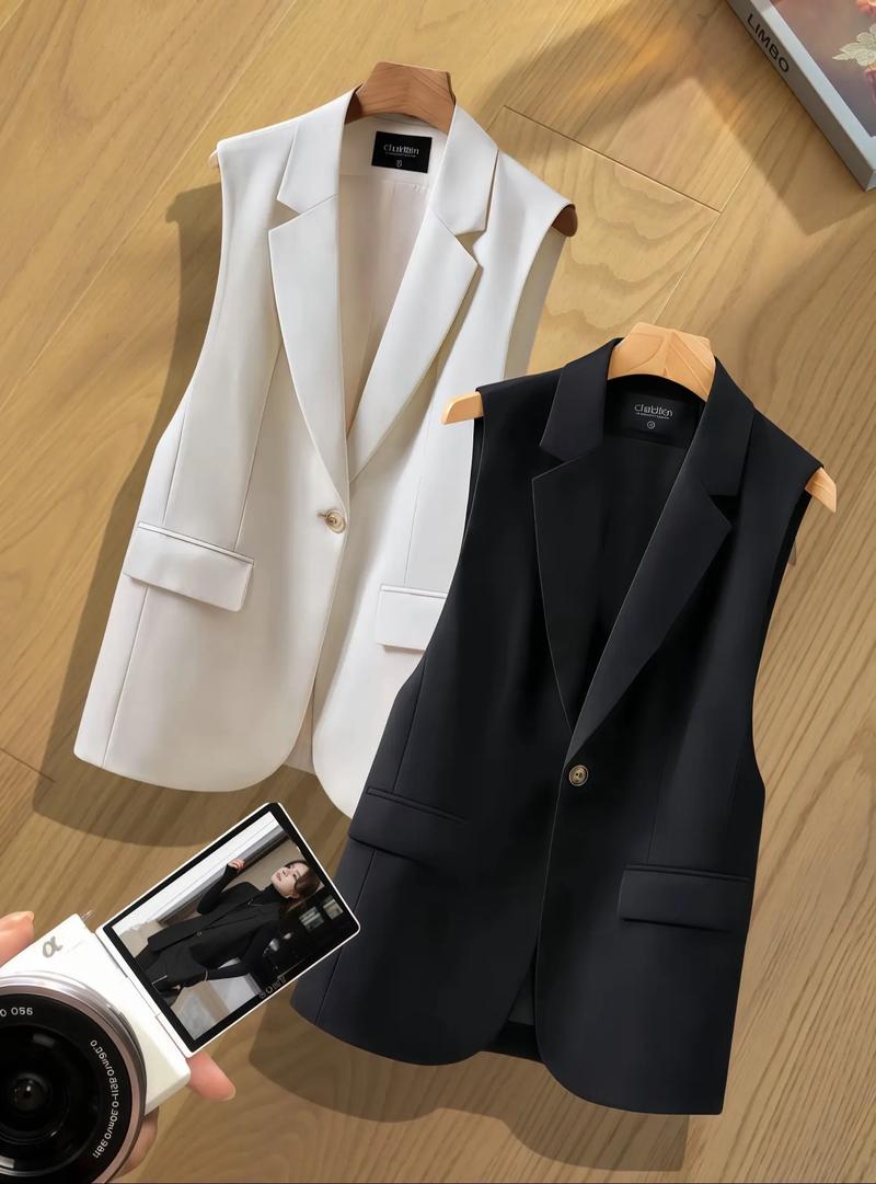 长款西装马甲怎么搭才显瘦？-图2