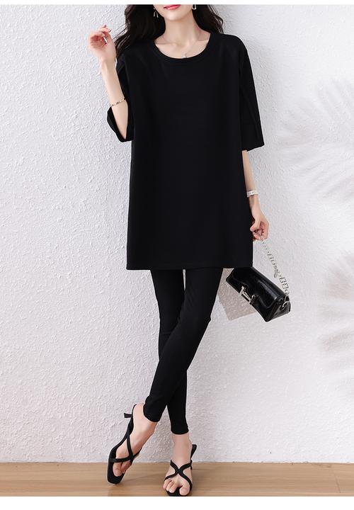 韩板女装宽松短袖上衣，版型显瘦吗？-图2