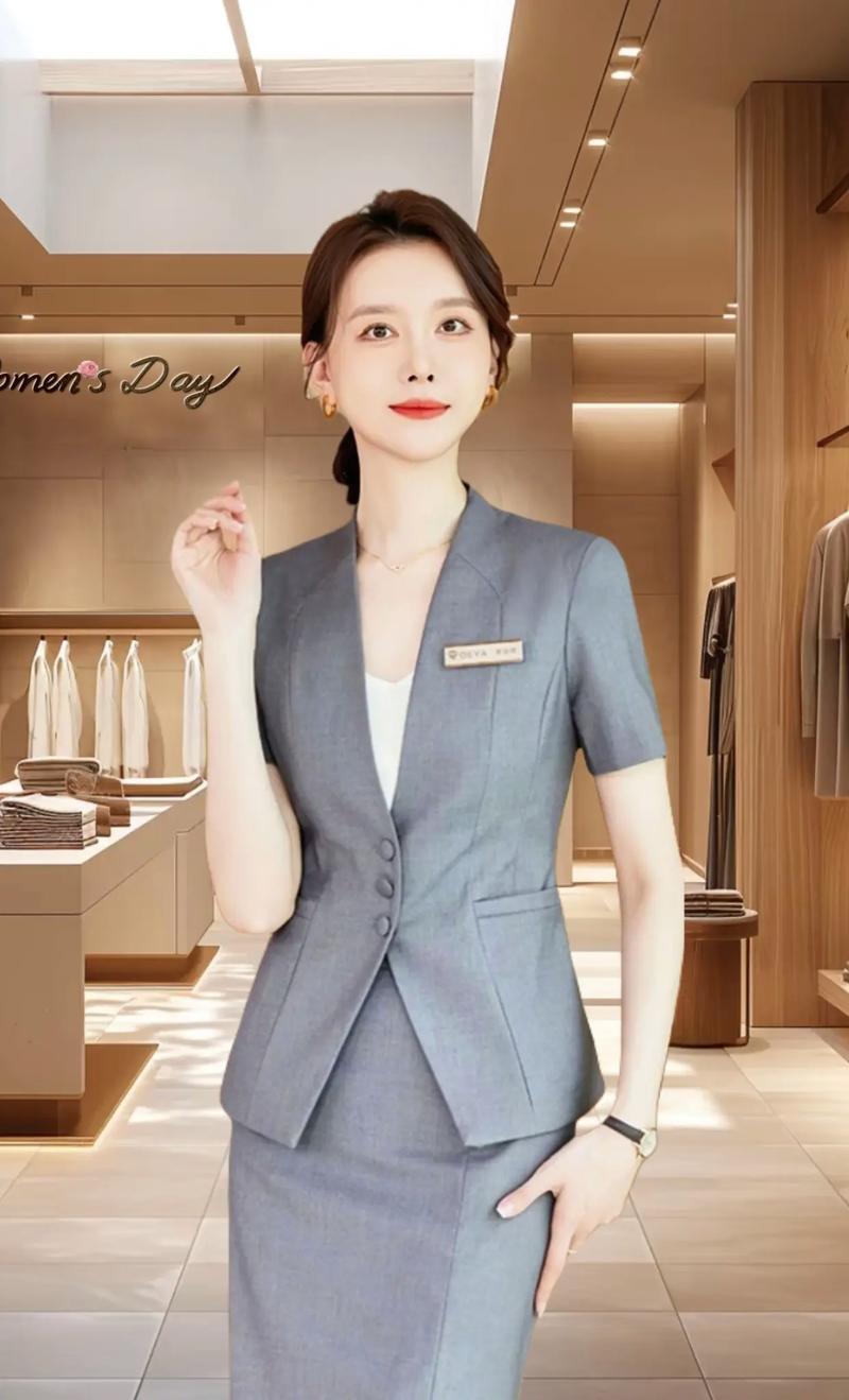 夏天工作套装女装短袖选款要注意什么？-图2