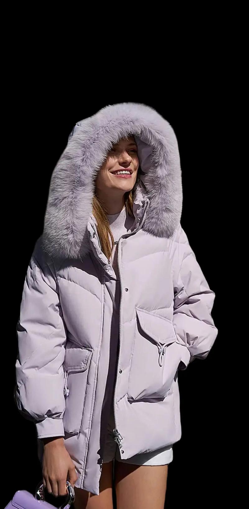 波司登羽绒中长款女装-图1