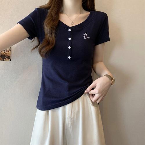 流行女装短袖上衣图片有哪些新款？-图2