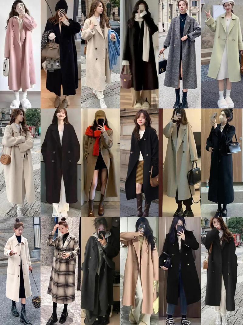 冬季大衣潮流女装图片，今年流行什么款式？-图1