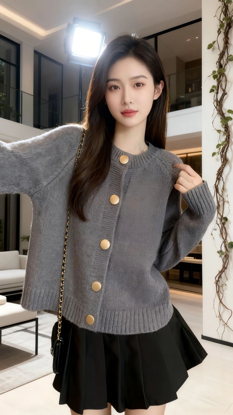 针织外套如何穿出性感气质?-图1 针织外套如何穿出性感气质?-图1