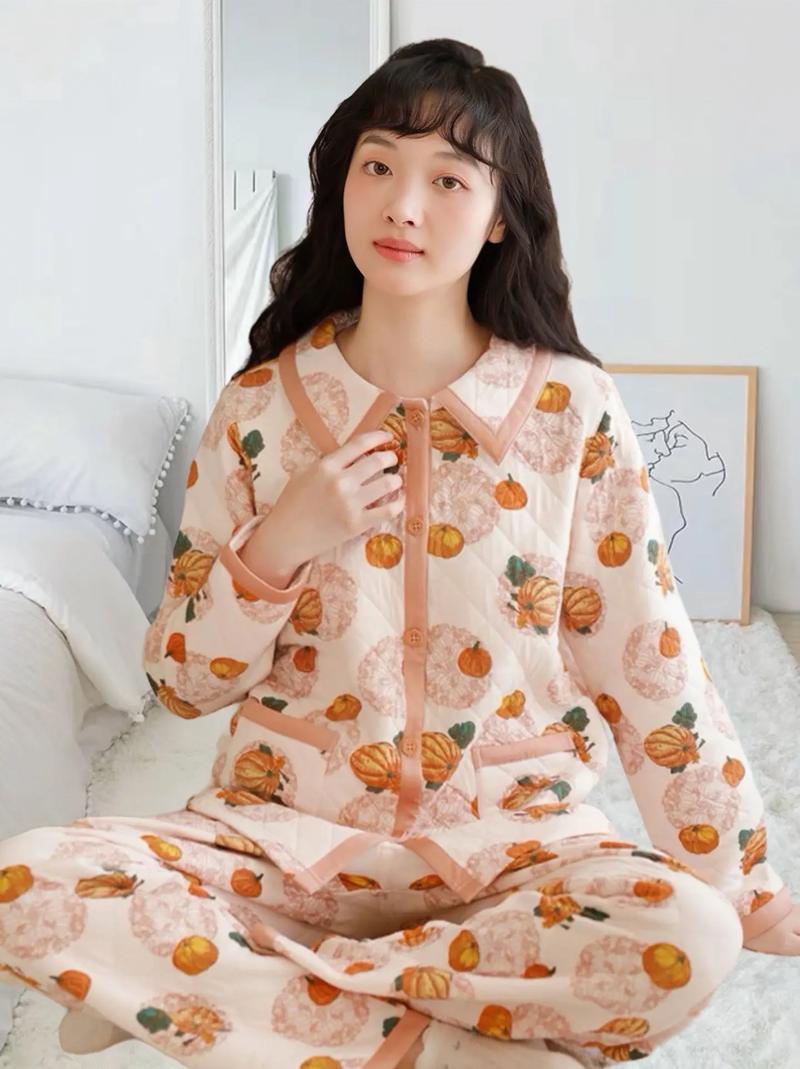 纯棉加厚女装长袖，睡觉真的保暖舒适吗？-图2