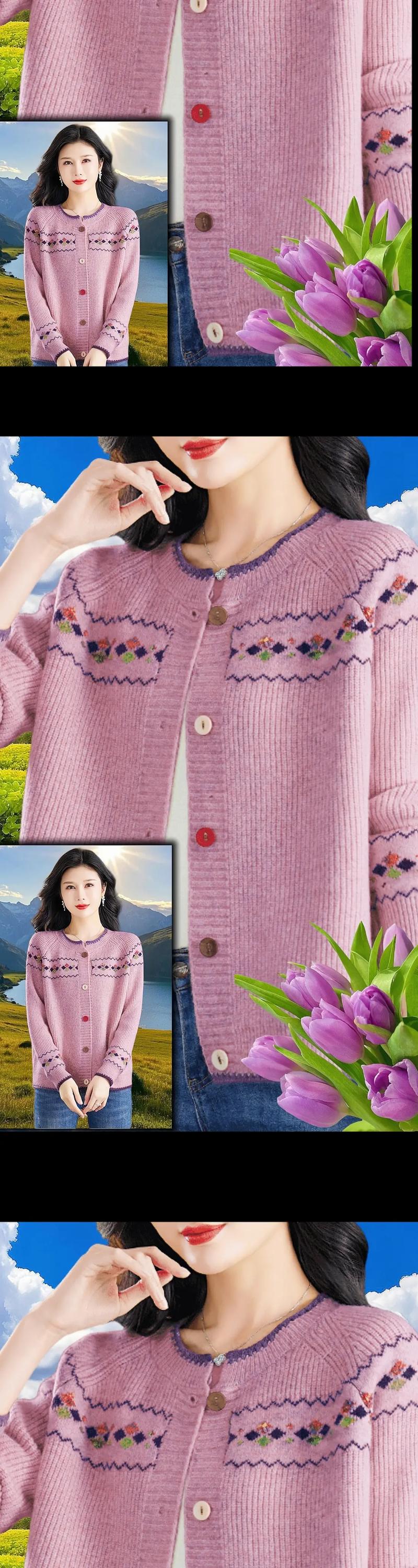 开衫毛衣材质怎么选?-图3 开衫毛衣材质怎么选?-图3