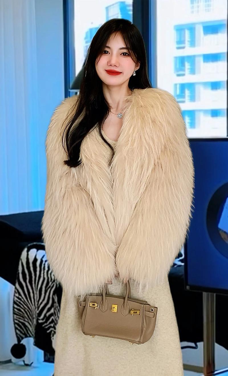 皮草外套女装搭配图片-图1 皮草外套女装搭配图片-图1