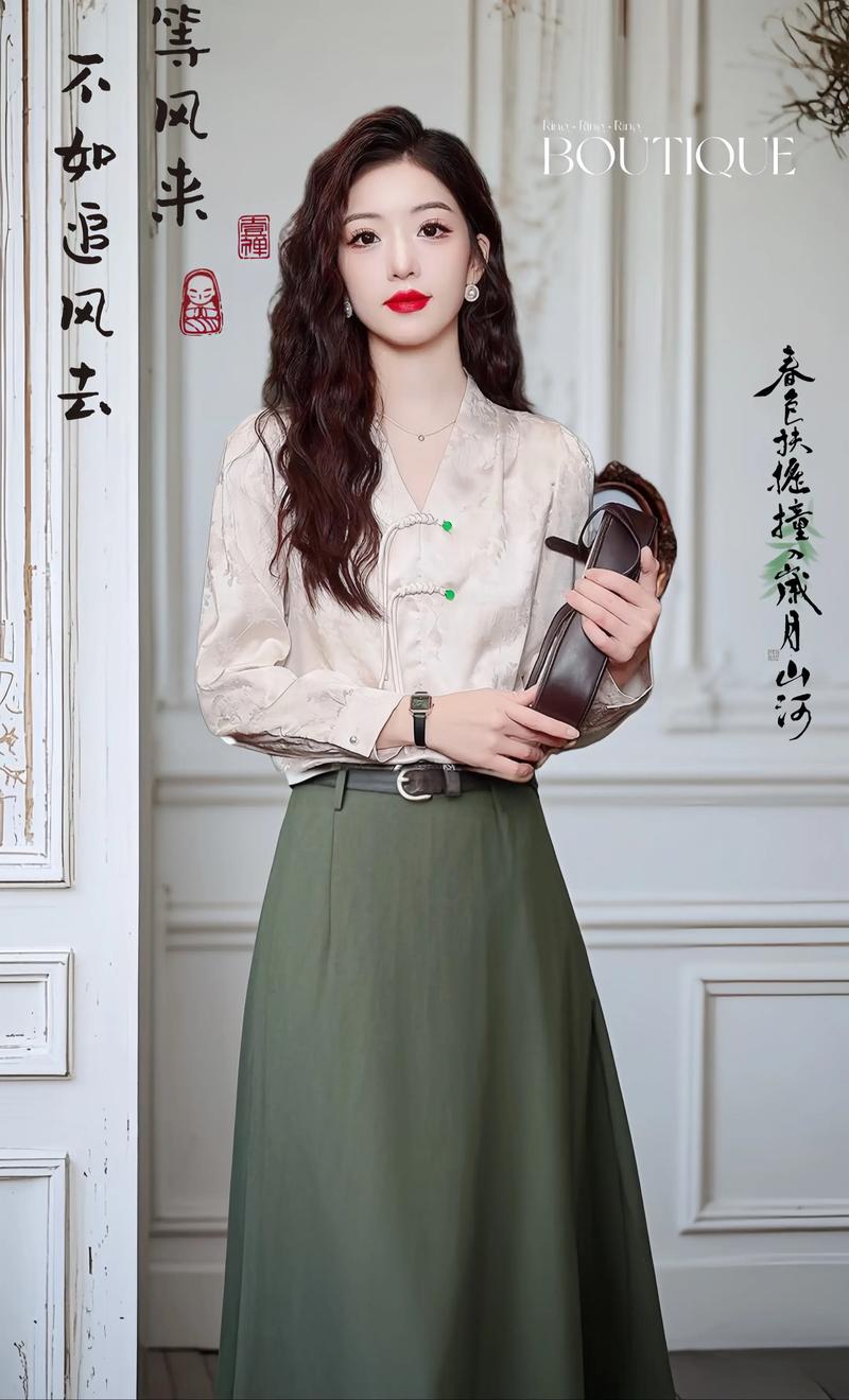 复古女装图片如何制作？-图2