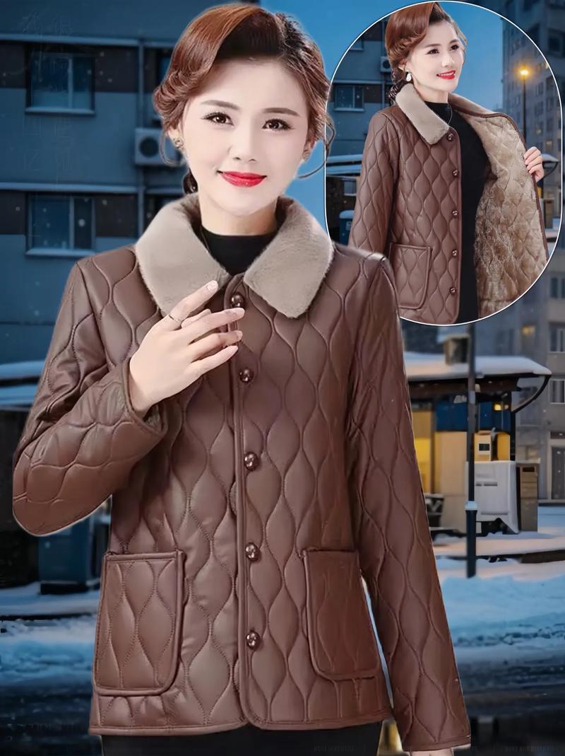 冬季新款女装PU棉袄,保暖显瘦选哪款?-图1 冬季新款女装PU棉袄,保暖显瘦选哪款?-图1
