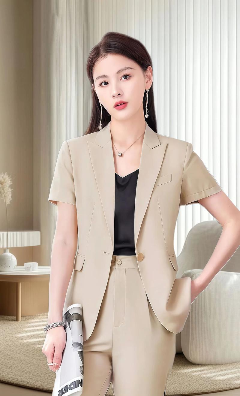 夏天西服女装怎么搭才好看？-图2