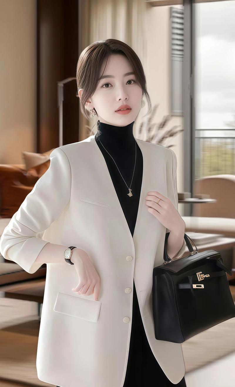 白色西装怎么搭才不显单调?-图1 白色西装怎么搭才不显单调?-图1