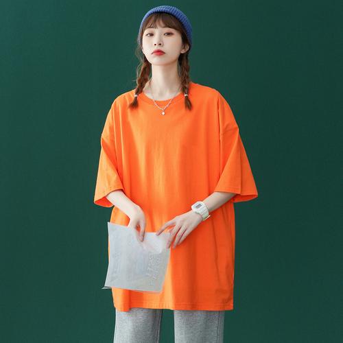 橙色短袖怎么搭好看?-图2 橙色短袖怎么搭好看?-图2