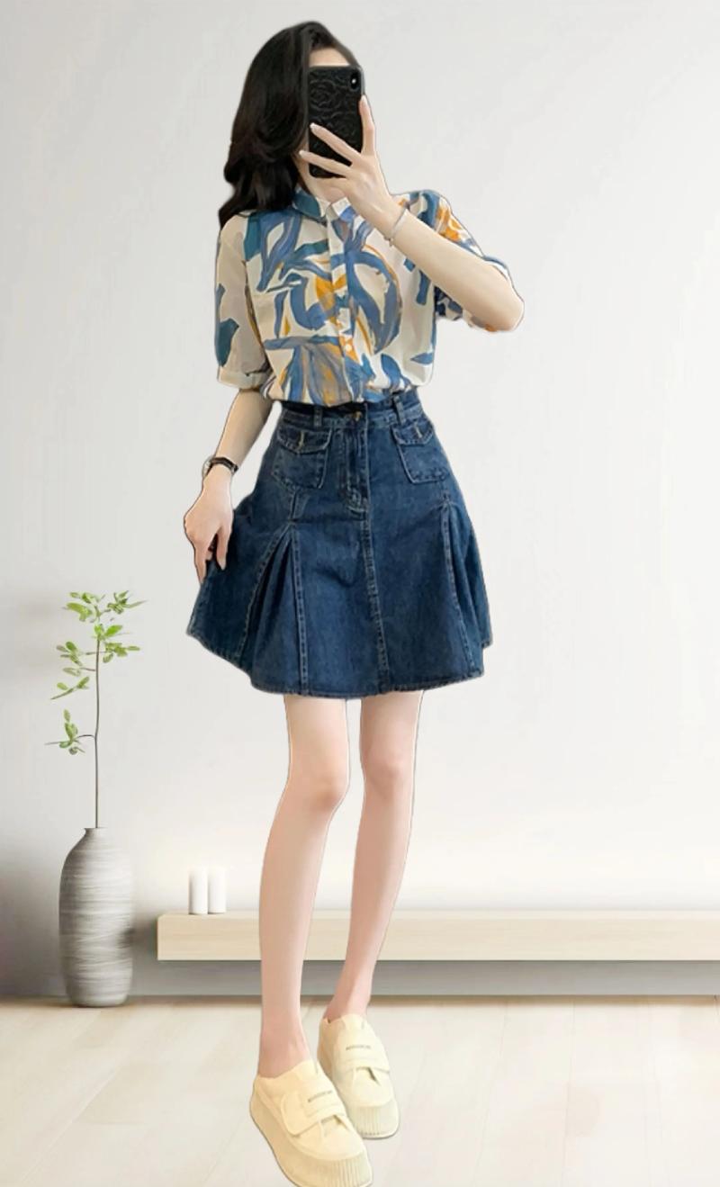 短袖裙子怎么搭好看?-图3 短袖裙子怎么搭好看?-图3