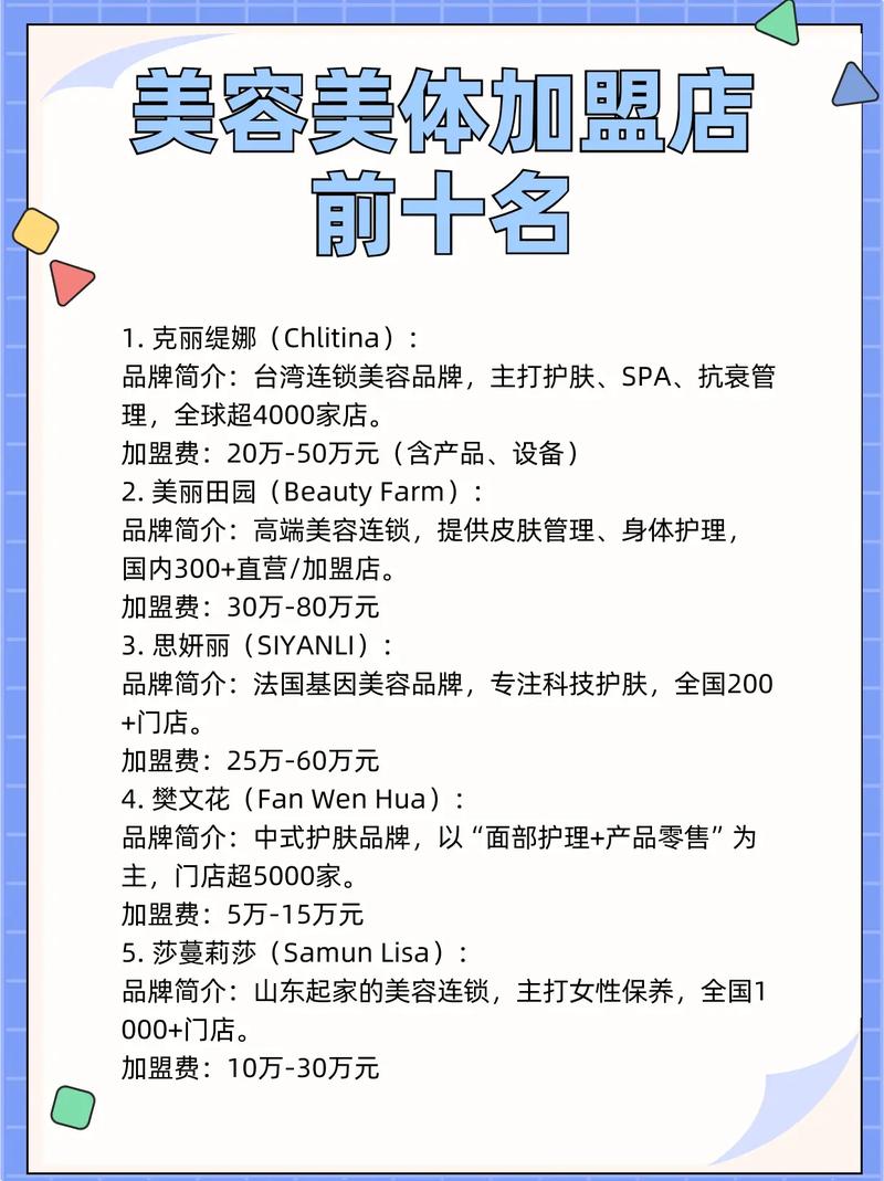 小型美容护肤加盟项目靠谱吗？-图1