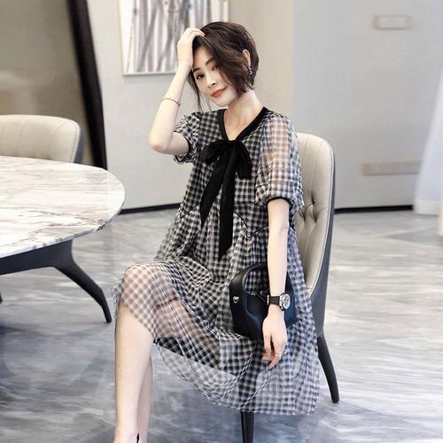 夏装格子女装图片,怎么搭才显瘦?-图3 夏装格子女装图片,怎么搭才显瘦?-图3