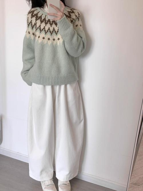 冬季宽松毛衣女装，怎么选才显瘦又时髦？-图2